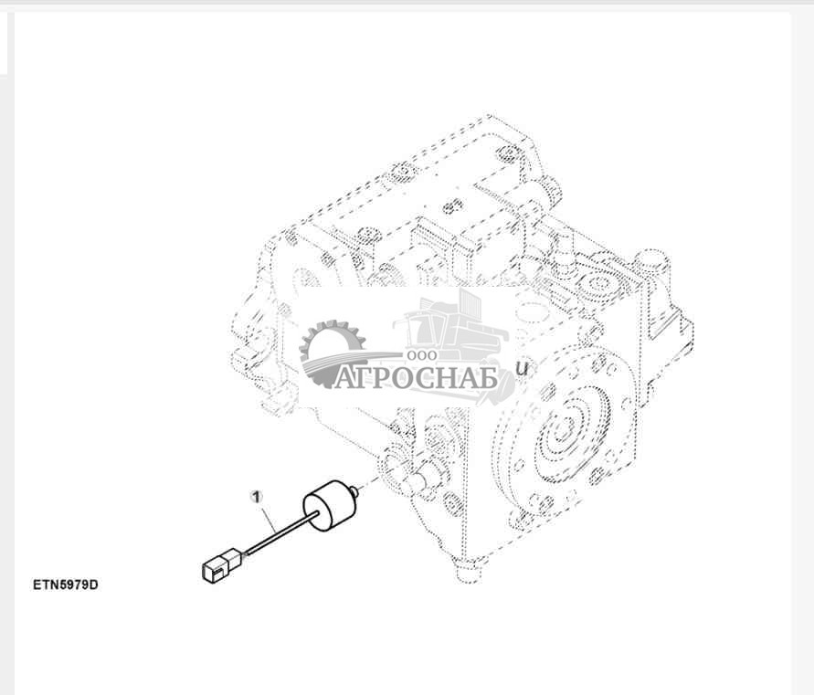 Переключатель гидростатического давления подпитки, ProDrive™ 
